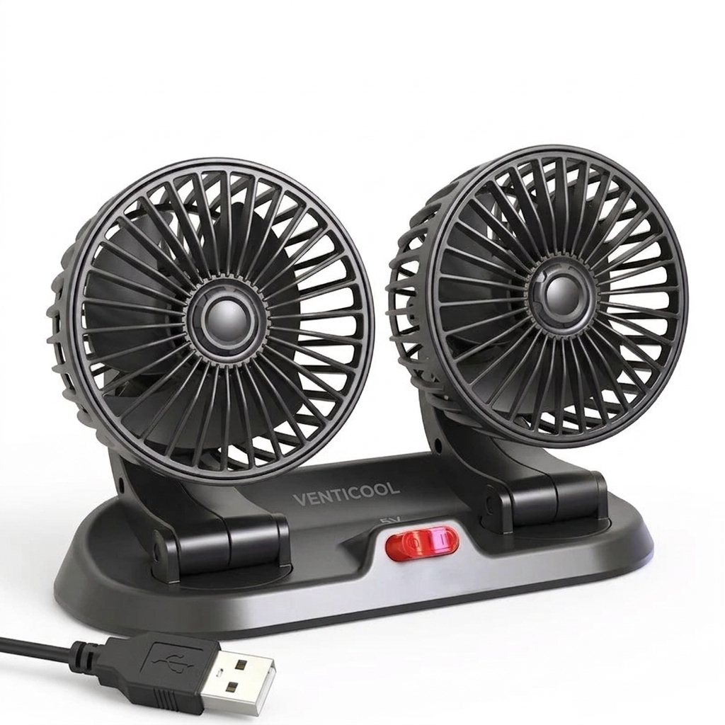 Double ventilateur Venticool pour voiture