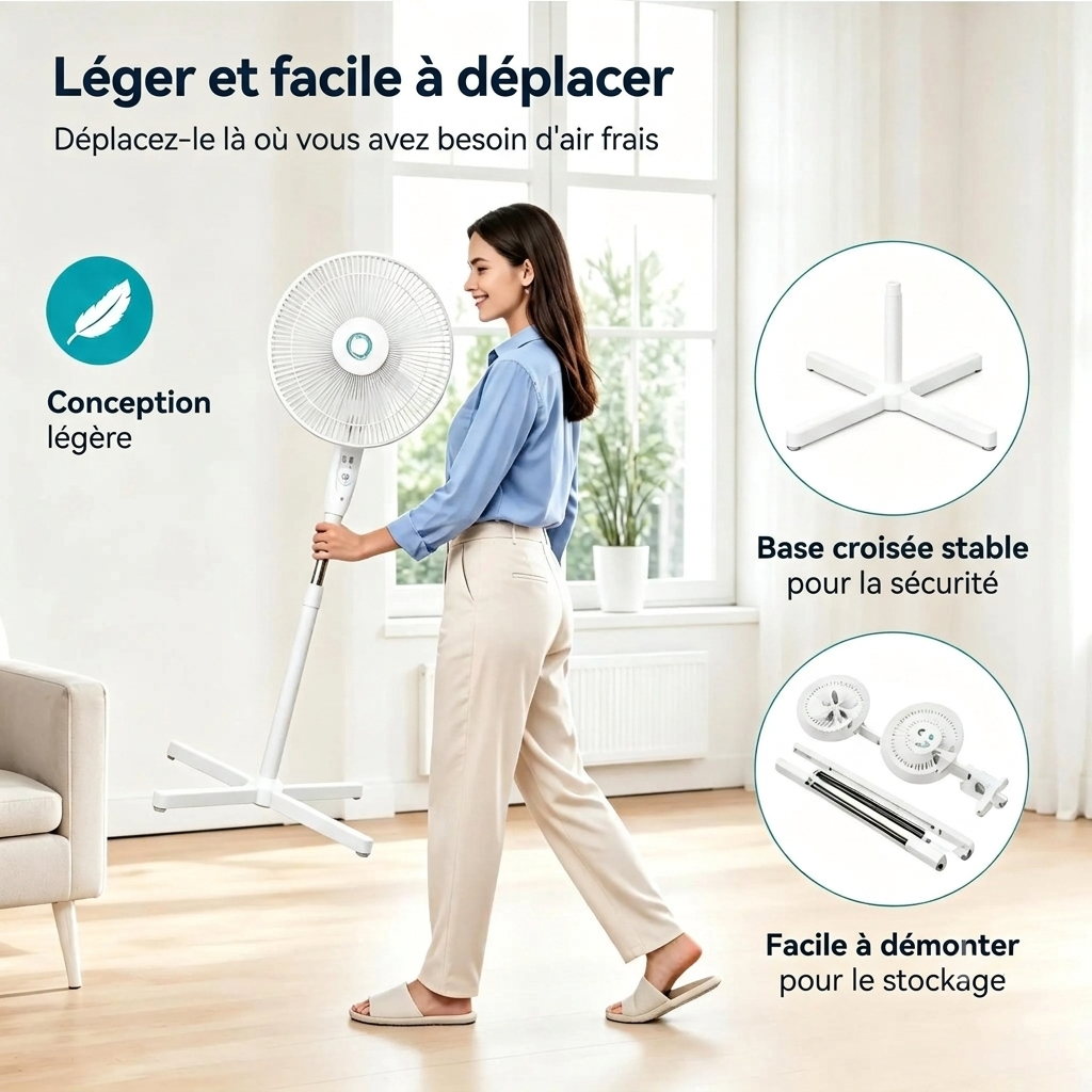 Venticool Sur Pied Oscillant